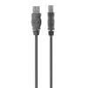 Belkin USB 2.0 -premium-tulostinkaapeli, USB-A / USB-B, 1,8 m, musta.