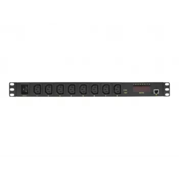 Logilink IP PDU -ohjausyksikkö - virranjakoyksikkö (rack-asennettava) - vaihtovirta 110-240 V - Ethernet - tulo, IEC 60320 C20 - lähtö