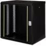 Seinäasennusteline Digitus DN-19 12-U-SW