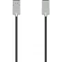 Hama ultrahohut HDMI-kaapeli 1 m HDMI tyyppi A (standardi) musta, hopea