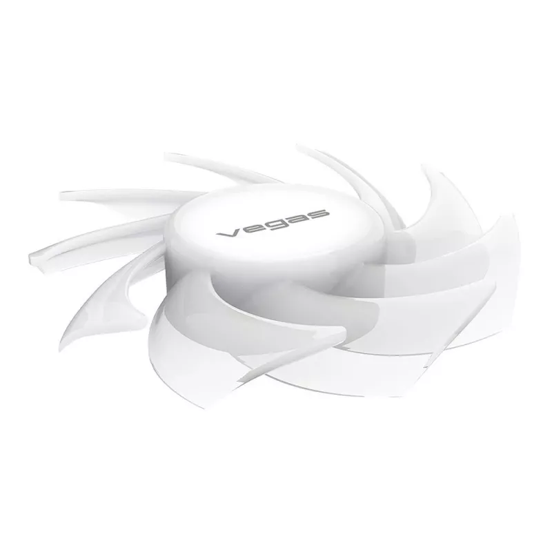 AKASA VEGAS A12 120 mm ARGB -kotelotuuletin - valkoinen