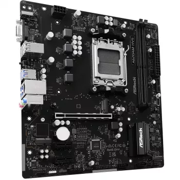 Emolevy ASRock A620AM-HVS Micro ATX — AMD A620A-piirisarja, kanta AM5, DDR5, 2 DIMM, jopa 128 GB, HDMI 2.1, M.2 2280