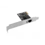 Sisäinen Ethernet-verkkokortti LANBERG PCE-1GB-201, PCI Express, 1× RJ-45 Gigabit (1000 Mbit/s), musta