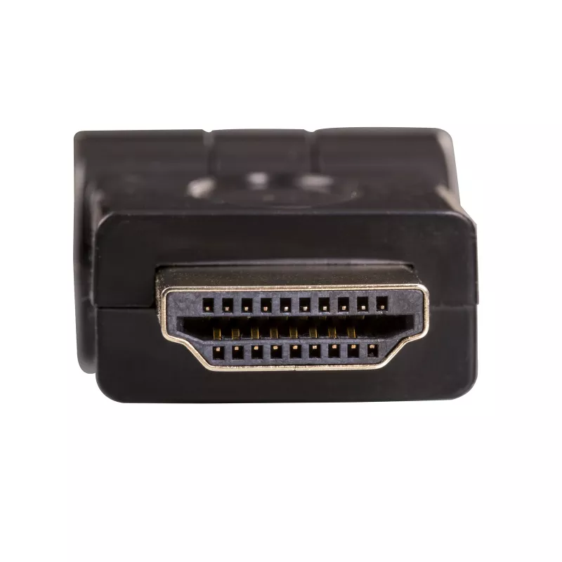 Akyga AK-AD-40 HDMI (M) HDMI (F) 180° kääntyvä kulmasovitin, musta
