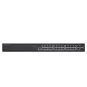 GS-2426P hallittava L2 Gigabit Ethernet (10/100/1000) Power over Ethernet (PoE) 1U musta