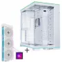 Lian Li O11 Dynamic EVO RGB -PC-kotelopaketti + HydroShift II LCD-S 360TL AiO - valkoinen
