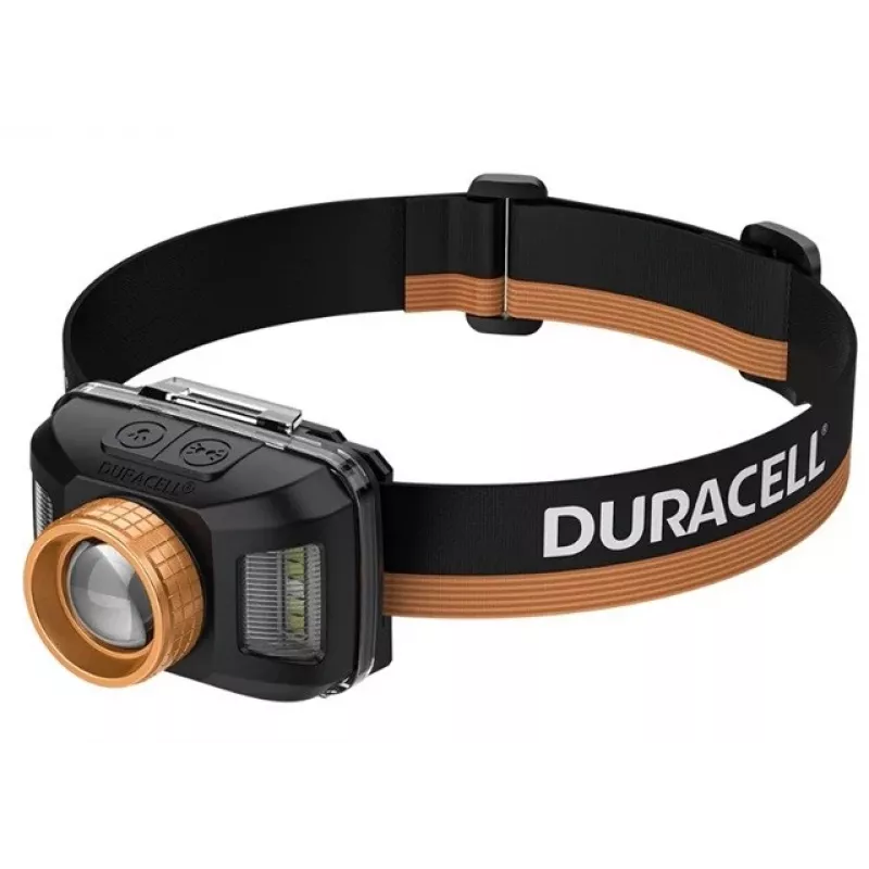 Duracell DH400 otsalamppu musta, oranssi