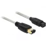 FireWire-kaapeli DeLOCK 82595 1 m harmaa uros/uros