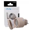 Shelly Wave Outdoor Plug S LR älypistoke ulkokäyttöön, Z-Wave Long Range, IP44, 230 V, 12 A, 2500 W, energiamittaus, SmartStart, OTA, LED, mokka