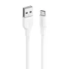 Kaapeli USB2.0 - MICRO-B/1M valkoinen Ctiwf Vention