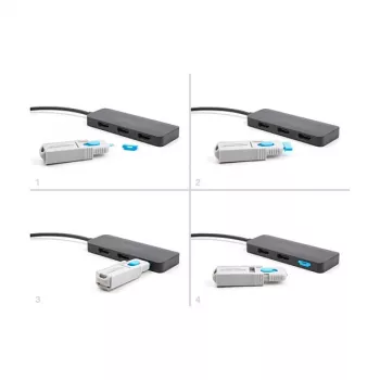 DeLOCK porttitulppa HDMI naaras 10 kpl:n pakkaus sininen