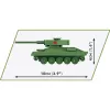 Rakennussarja Cobi T-34-85 panssarivaunumalli — 110 osaa, ikä 6+, vihreä