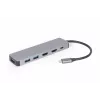 Gembird A-CM-COMBO3-03 USB Type-C 3-in-1-moniporttiadapteri (keskitin + HDMI + PD)