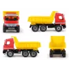 Lelukippiauto Lena Actros 62 cm single brown cart