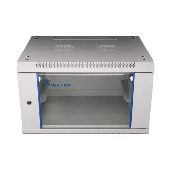Seinäkiinnitteinen kaappi Extralink Extralink Rackmount cabinet 6U 600x450 harmaa