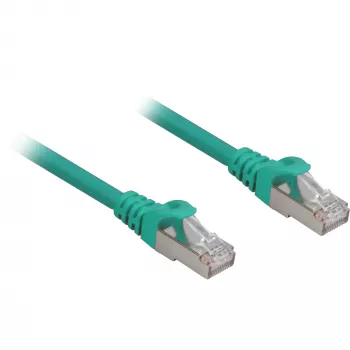 Verkkokaapeli Sharkoon Cat.6a SFTP RJ-45 Cat6a 0,25 m vihreä