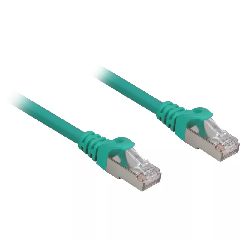 Verkkokaapeli Sharkoon Cat.6a SFTP RJ-45 Cat6a 0,25 m vihreä