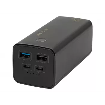 Kannettava Powerbank BLOW PB20G 20000mAh PD 65W, USB-C tulo/lähtö, 2x USB-A lähtöä, musta