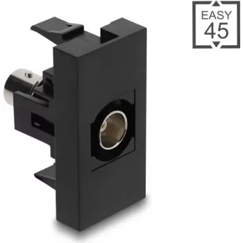 Delock 90960 Easy 45 -moduuli BNC naaras, musta