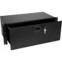 Rack-laatikko Omnitronic SN-4 4U lukolla — 4U rack-asennettava laatikko laitteiden säilytykseen