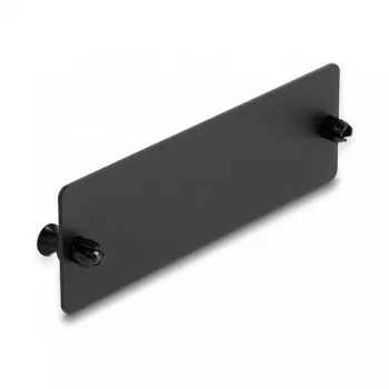 DeLOCK kuitusokkokansi musta 109 mm metalli