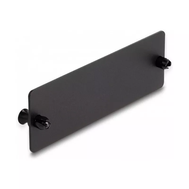 DeLOCK kuitusokkokansi musta 109 mm metalli