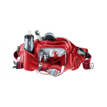 Deuter Pulse 5 l vyötärölaukku punainen