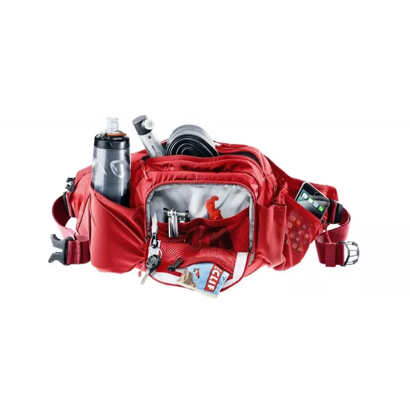 Deuter Pulse 5 l vyötärölaukku punainen