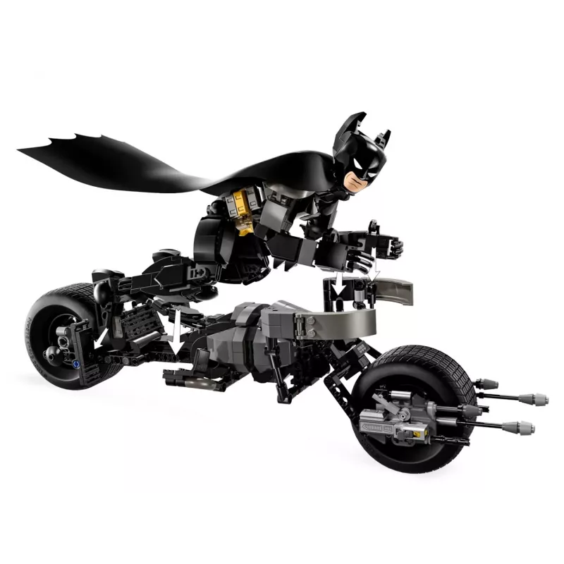 LEGO® DC Batman™: Batmanin rakennettava figuuri ja moottoripyörä 76273