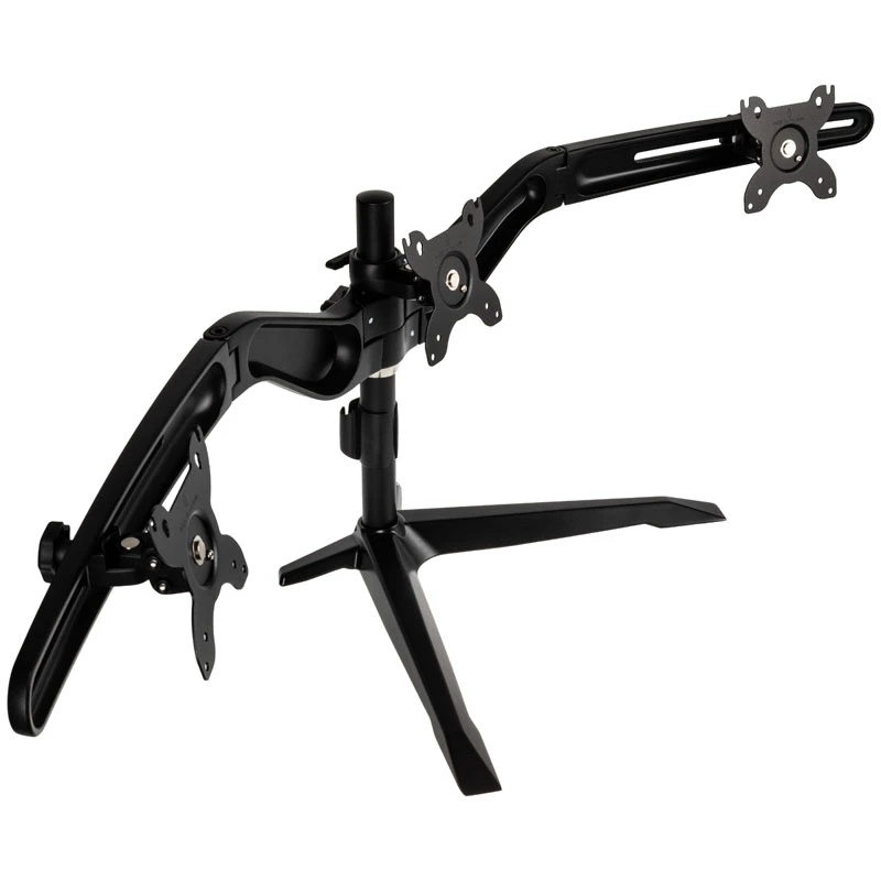 SilverStone SST-ARM31BS kolmen näytön teline, musta