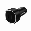 Autolaturi CANYON OnDrive 60 PD 60W 2xUSB-C — 60W teho, 2 USB-C-liitäntää, musta