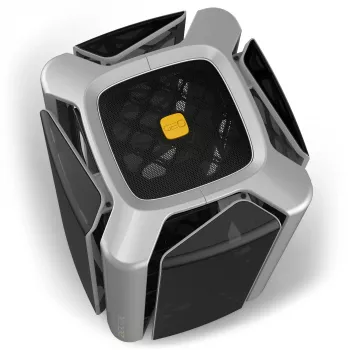 Tietokonekotelo Geometric Future M2 THE ARK Case TG - harmaa