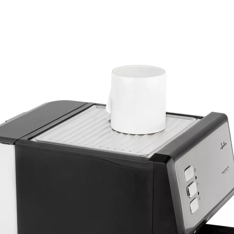 Jata JECA2525 espressokeitin, 20 bar, 850 W, 1,8 l vesisäiliö, höyryputki, musta / ruostumaton teräs