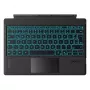 Inateck QWERTZ Bluetooth-näppäimistö KB02027 — musta, kosketuslevy, sisäänrakennettu 500 mAh akku, Bluetooth Surface Pro -sarjalle