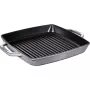 Grillipannu Staub 40511-785-0 33 cm induktio grafiitinharmaa
