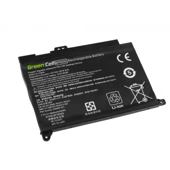 Akku Green Cell HP150 — litiumpolymeeri 4500 mAh, HP Pavilion 15-AU / 15-AW -sarja, musta