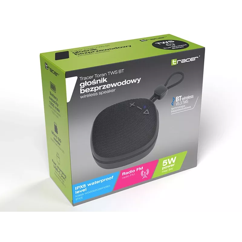 Tracer Toran TWS Bluetooth musta
