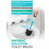 WC-harja Beldray LA033996UFFEU7 Antibac harmaa, antibakteerinen WC:n puhdistusharja