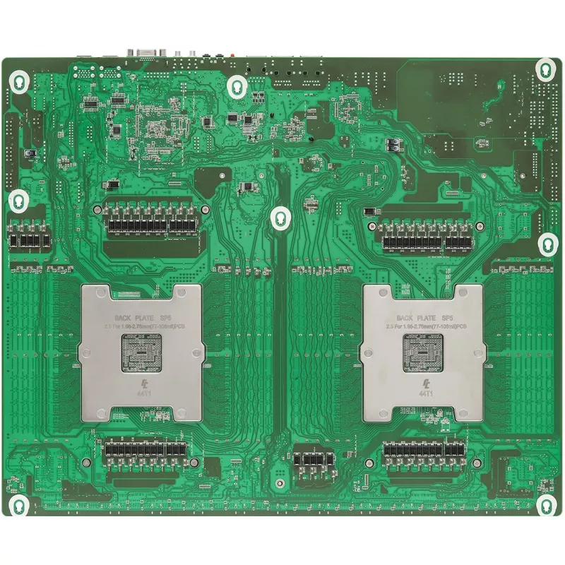 Emolevy ASRock GENOA2D24G-2L+ — AMD SoC, Socket SP5, ATX, 24x DDR5-DIMM, jopa 12,3 TB, 2x GbE