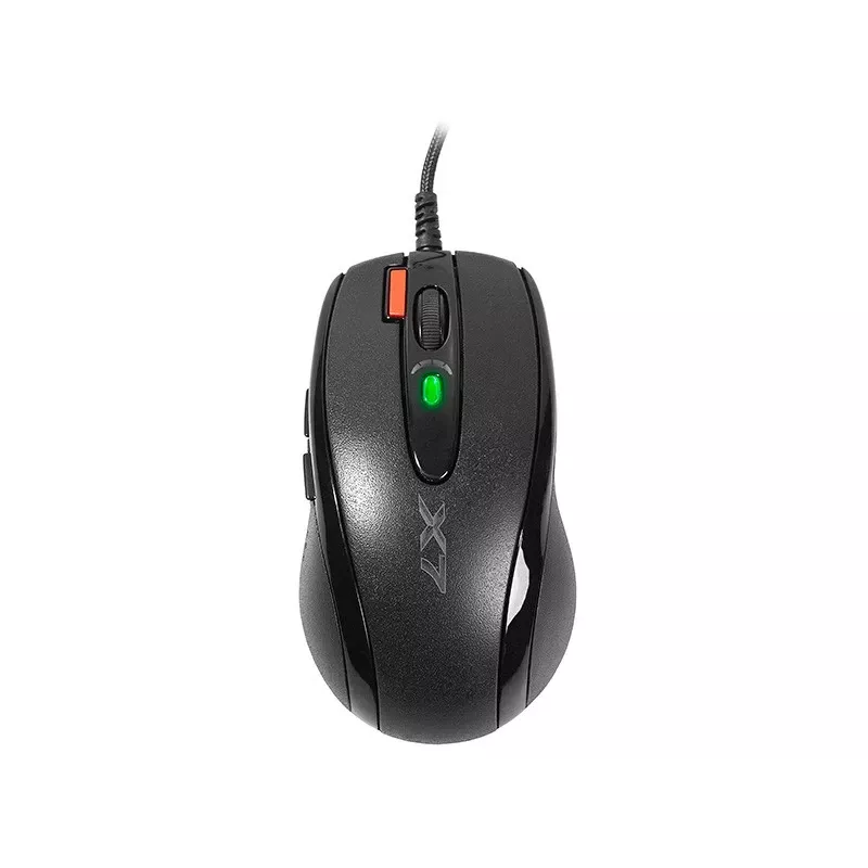 Pelihiiri A4Tech X-7120 USB Type-A molempikätinen 2000 DPI, 3 ms, johdollinen, musta