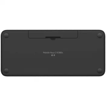 Logitech Pebble Keys 2 K380s - näppäimistö - langaton - Bluetooth LE - QWERTZ - saksa - Tonal Graphite (920-011795)