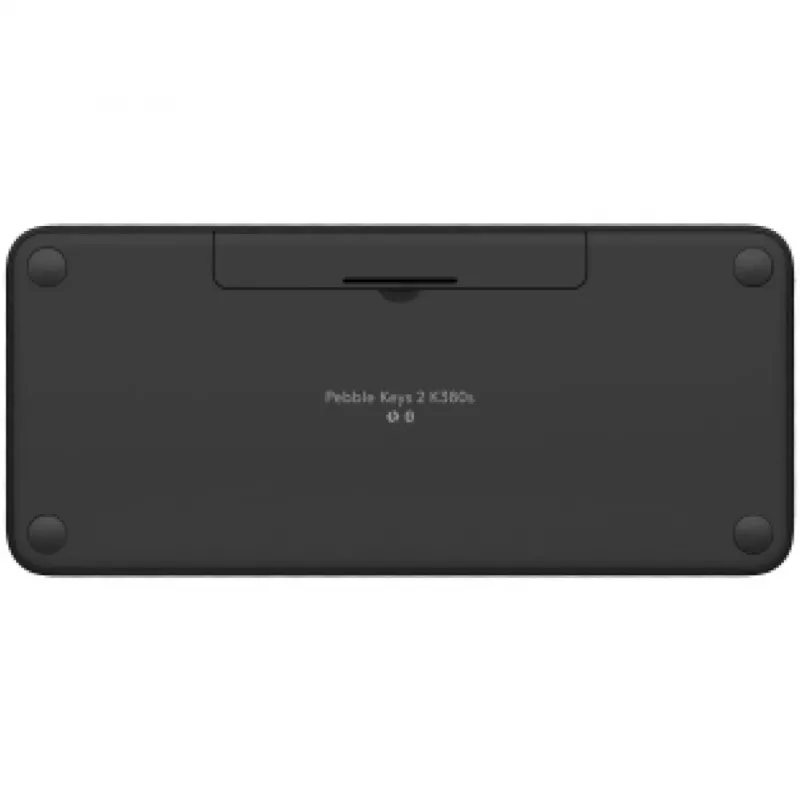 Logitech Pebble Keys 2 K380s - näppäimistö - langaton - Bluetooth LE - QWERTZ - saksa - Tonal Graphite (920-011795)
