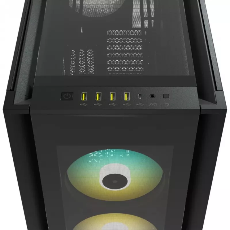 PC-kotelo Corsair iCUE 7000X RGB Full Tower musta