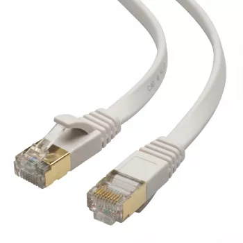 Patch-kaapeli Captiva 80280 RJ45 CAT 8 1 m valkoinen