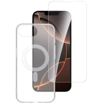 4smarts Premium - 360° suojasarja - takakansi matkapuhelimelle - MagSafe-yhteensopiva - termoplastinen polyuretaani (TPU)