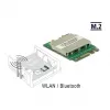 Verkkokortti DeLOCK 95254 WLAN Bluetooth 433,3 Mbit/s