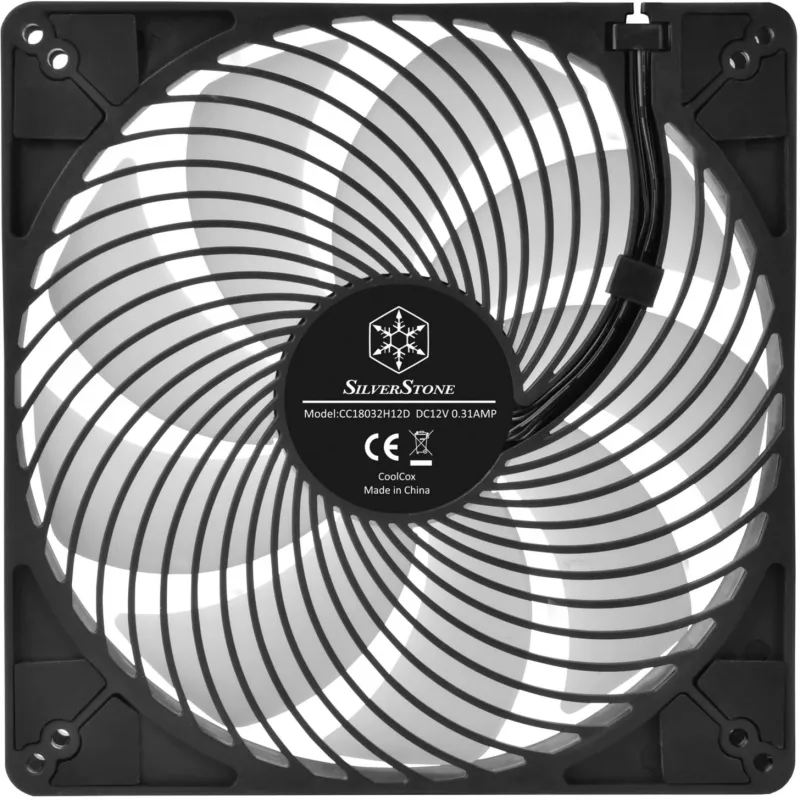 SilverStone Air Penetrator 184i ARGB 180mm kotelotuuletin - musta