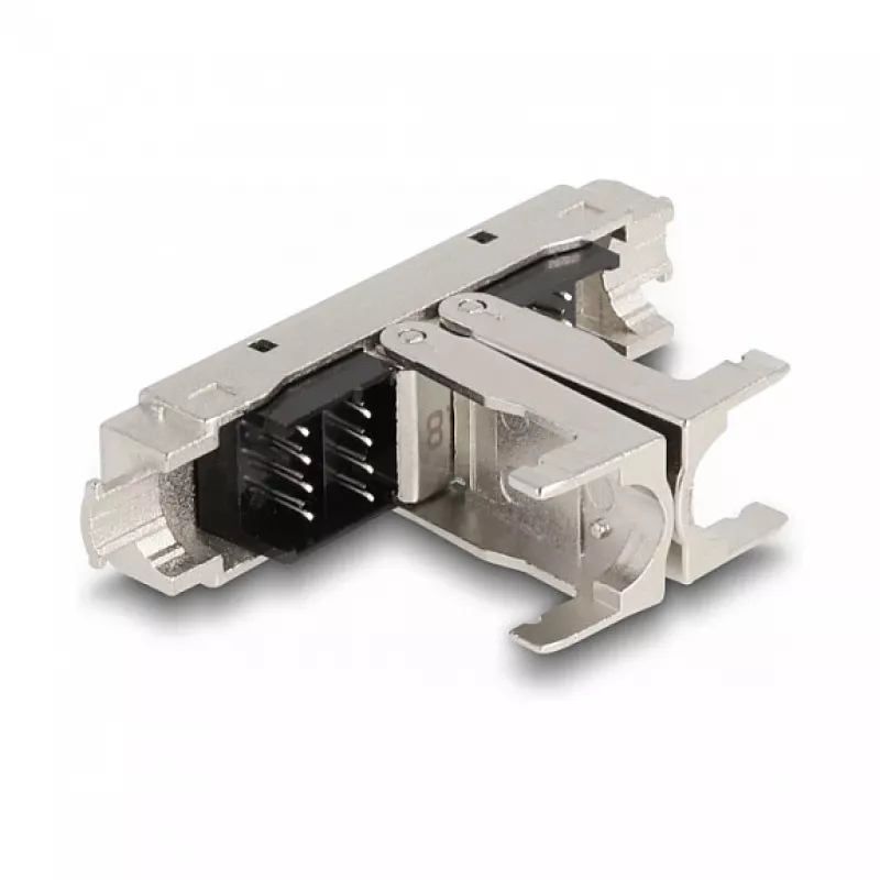 DeLOCK RJ45-liitos LSA–LSA Cat.8.1 työkaluton musta