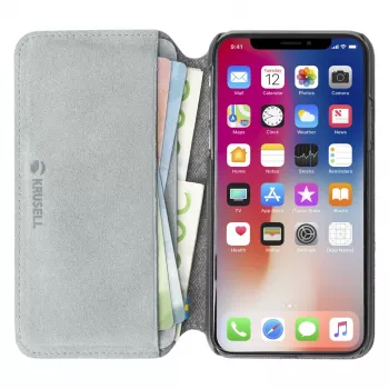 Folio-kotelo Krusell Broby 4 Card SlimWallet iPhone XS Max