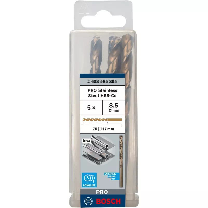 Kierrepoporat koboltti Bosch 2608585895 HSS 5-osainen sarja